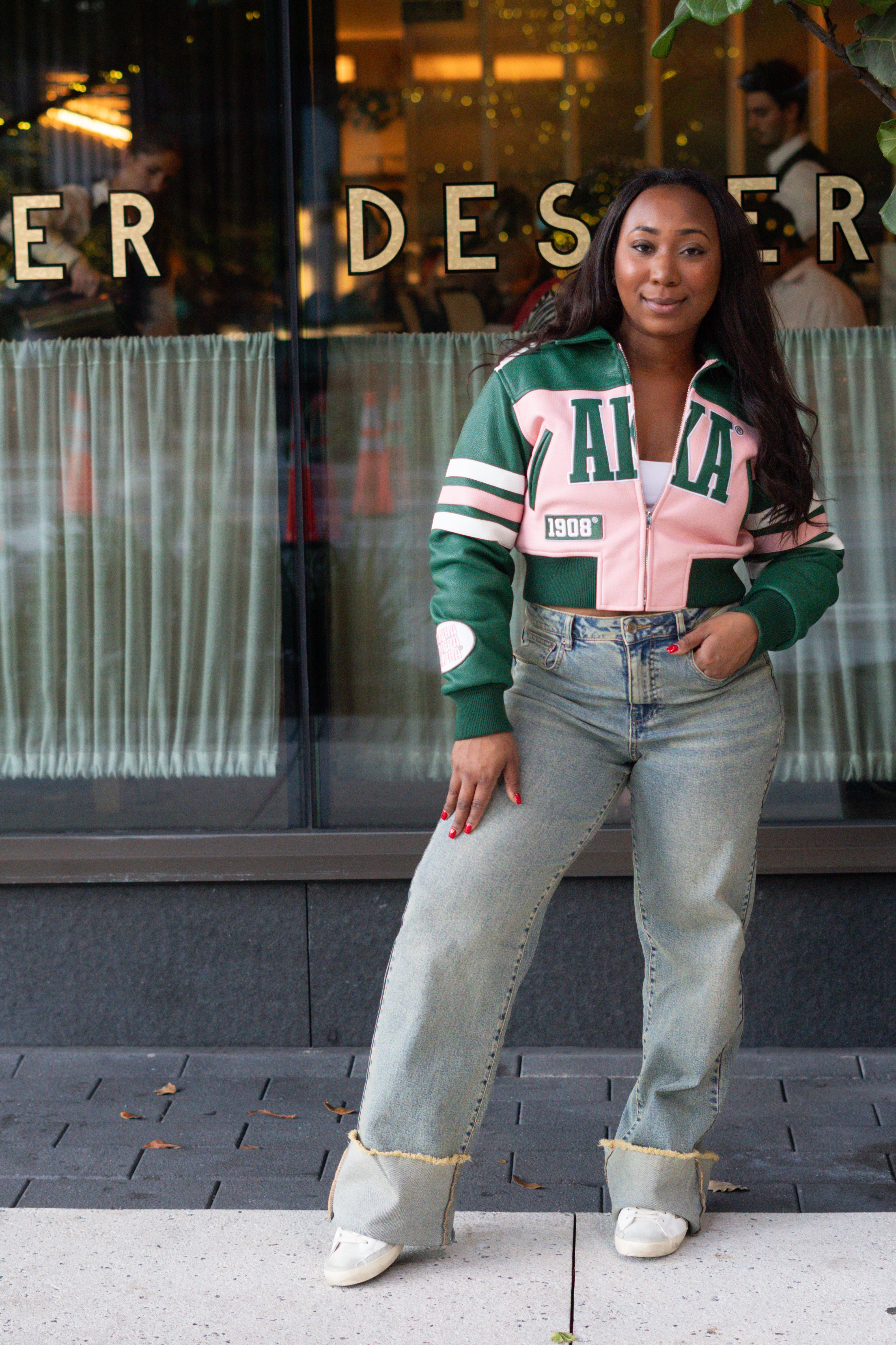 The Ivy Moto Jacket 100% Leather