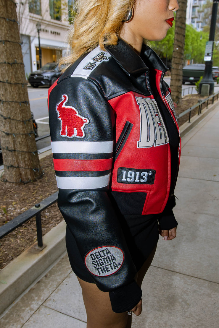 Vintage Delta Varsity Leather Jacket *PREORDER*